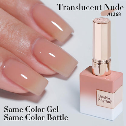 Burgundy 15ML Soak Off Gel Nail Polish - Sheer Finish, 28-Day Wear