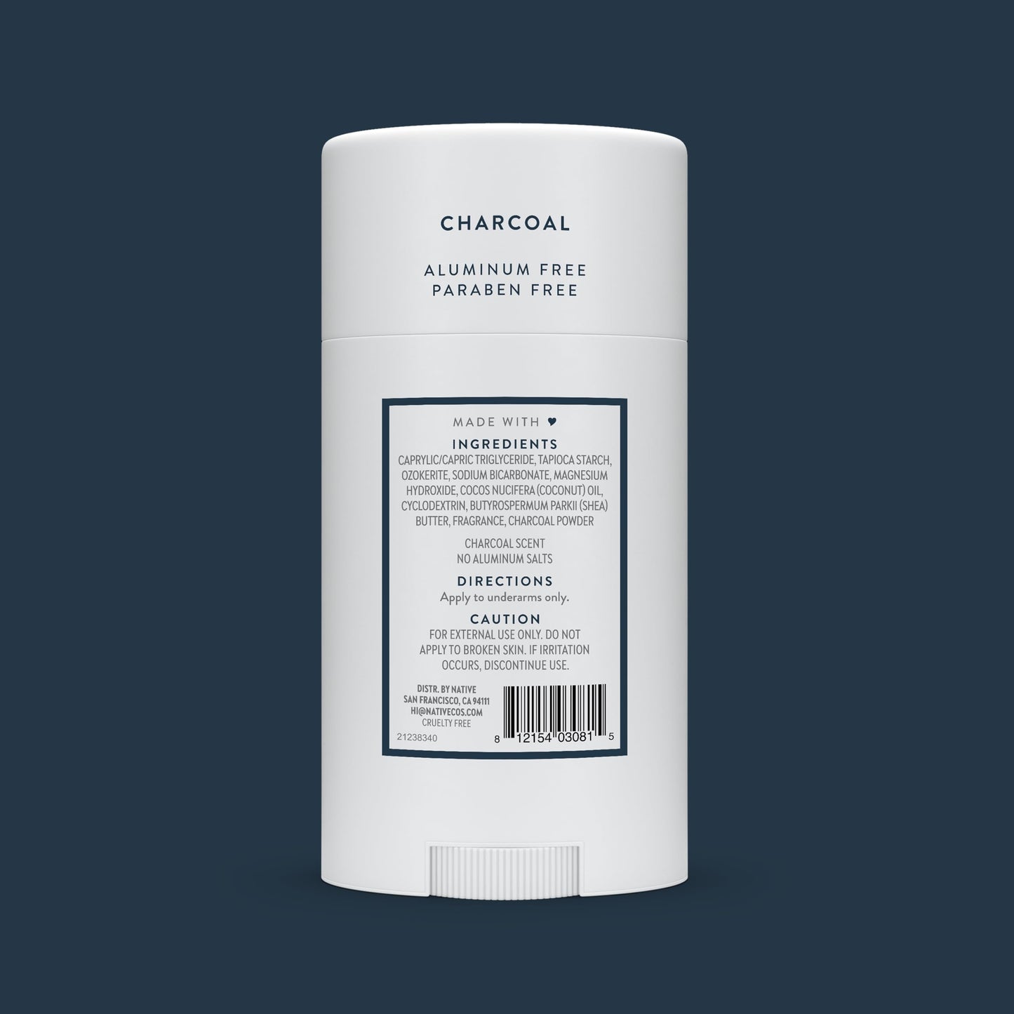 Native Aluminum-Free Deodorant - 72 Hour Odor Control with Shea Butter, Coconut & Vanilla