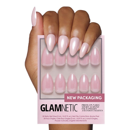 Glamnetic Fall Mauve Press On Nails | Short Oval Salon Quality