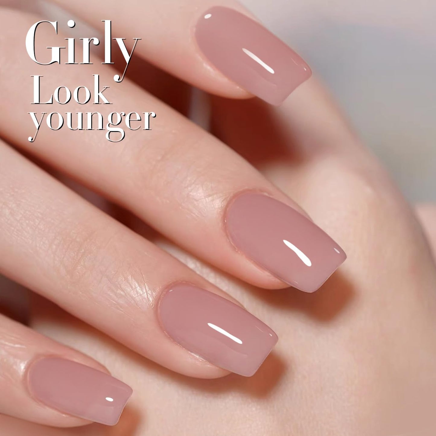 Burgundy 15ML Soak Off Gel Nail Polish - Sheer Finish, 28-Day Wear