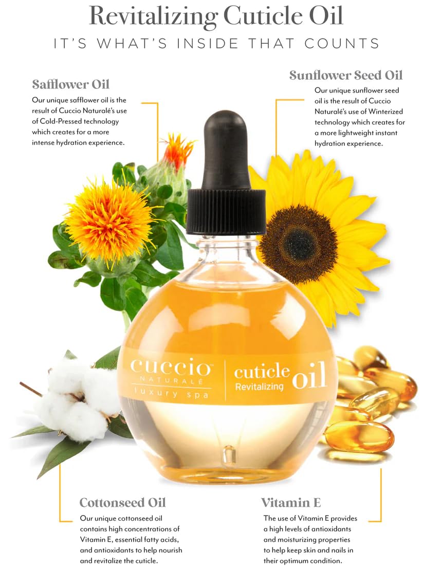 Cuccio Naturale Cuticle Oil | Milk & Honey Hydrating Nail Oil