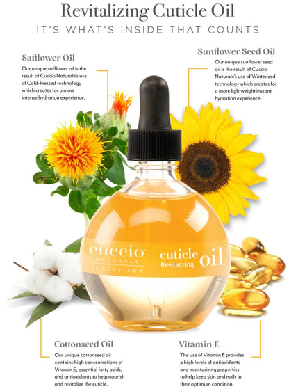 Cuccio Naturale Cuticle Oil | Milk & Honey Hydrating Nail Oil