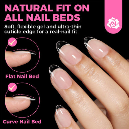 UNA GELLA Solid Gel Nail Glue (40ml) - Strong, Soak-Off Glue for Acrylic, Press-On & Gelly Tips - Lamp Curing Needed