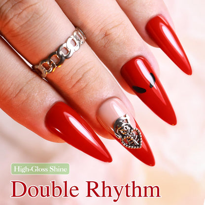 Burgundy 15ML Soak Off Gel Nail Polish - Sheer Finish, 28-Day Wear