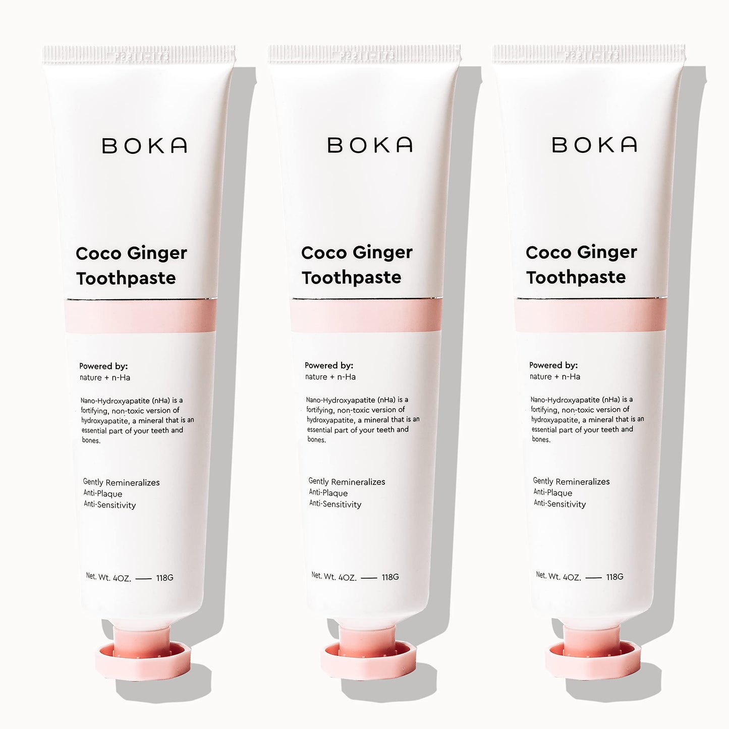 Boka Fluoride-Free Toothpaste with Nano Hydroxyapatite (n-Ha) - Sensitive Teeth, Ela Mint