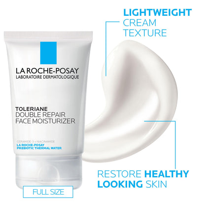 La Roche-Posay Toleriane Double Repair Moisturizer - Ceramide, Niacinamide, Oil-Free