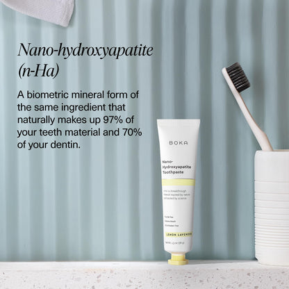 Boka Fluoride-Free Toothpaste with Nano Hydroxyapatite (n-Ha) - Sensitive Teeth, Ela Mint