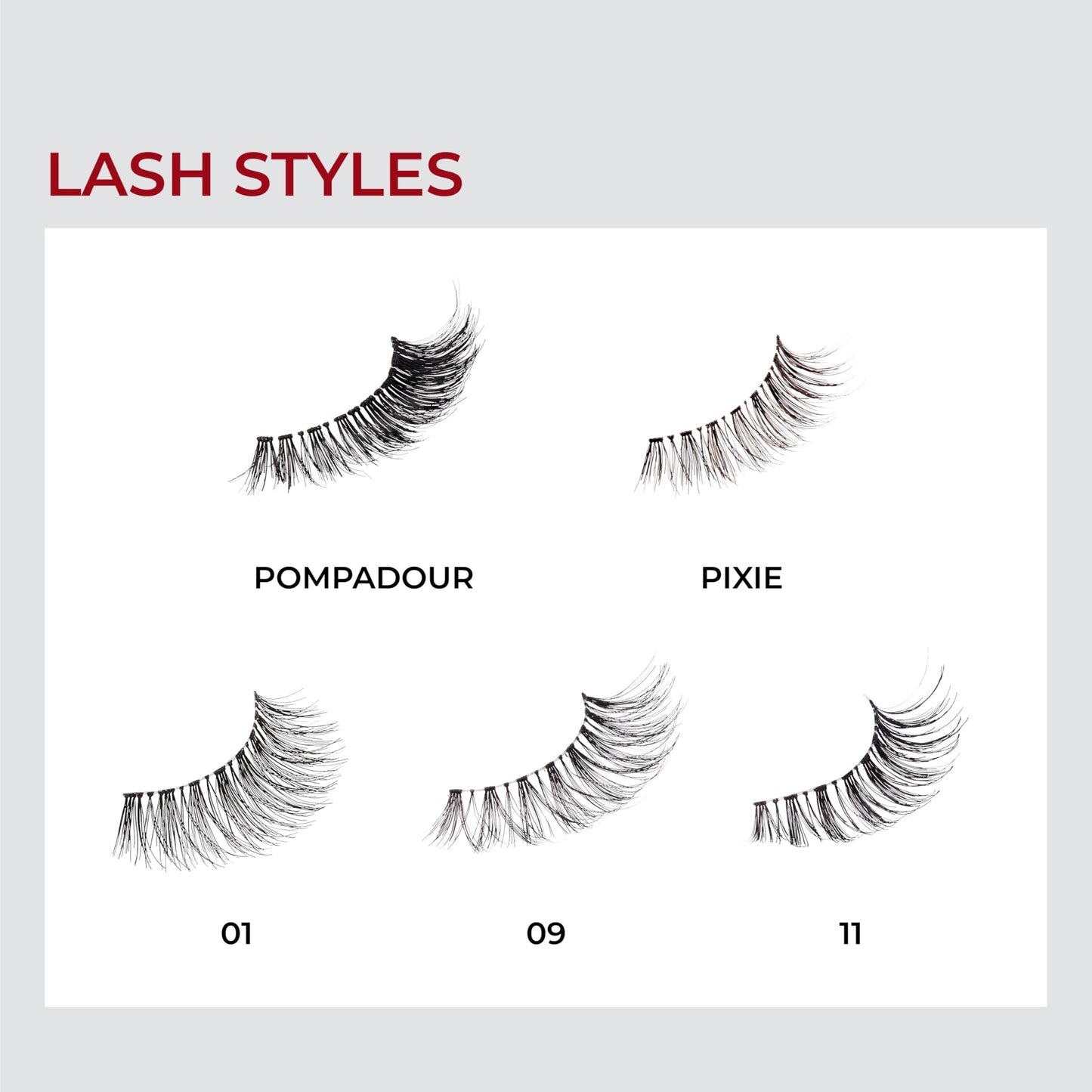 KISS So Wispy, False Eyelashes, 'Style #11', 12mm, Includes 5 Pairs Of Lashes, Easy to Apply, Reusable Lash Clusters