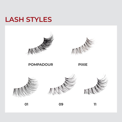 KISS So Wispy, False Eyelashes, 'Style #11', 12mm, Includes 5 Pairs Of Lashes, Easy to Apply, Reusable Lash Clusters