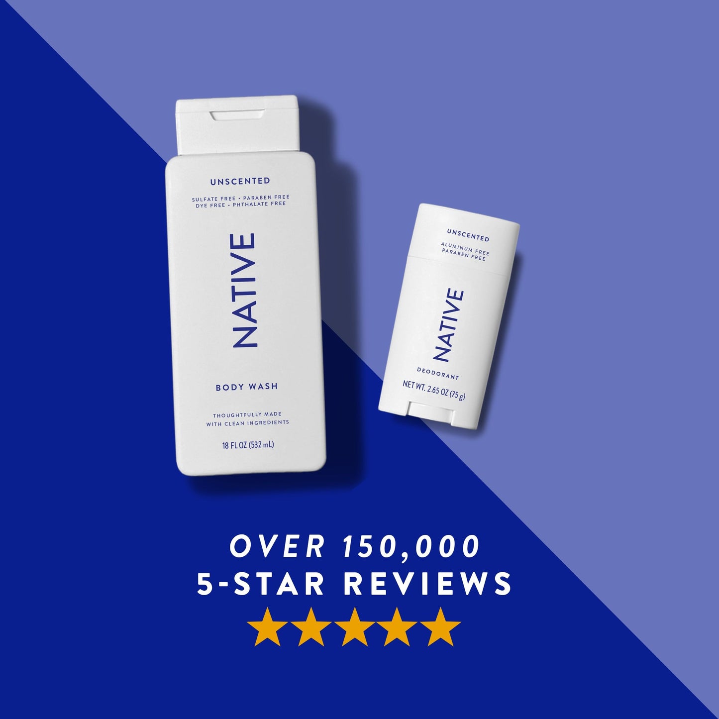 Native Aluminum-Free Deodorant - 72 Hour Odor Control with Shea Butter, Coconut & Vanilla