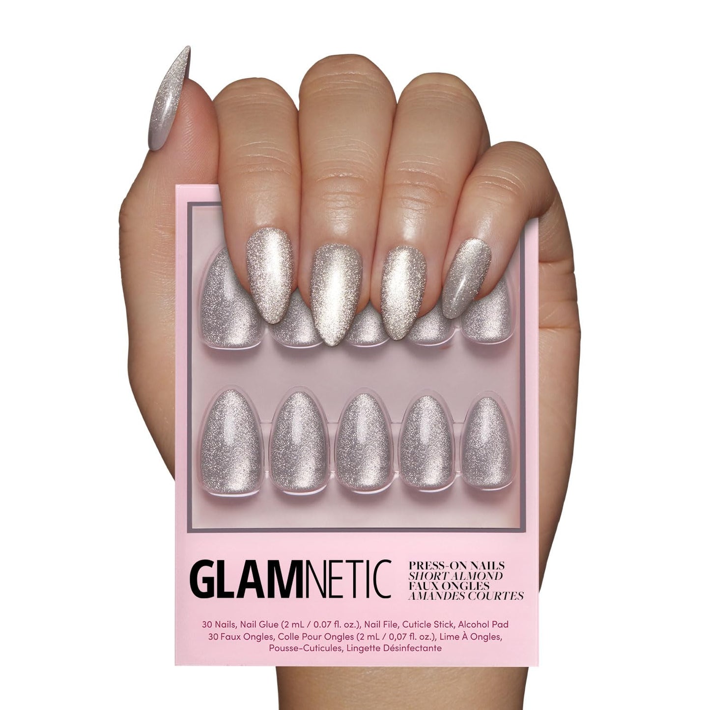 Glamnetic Fall Mauve Press On Nails | Short Oval Salon Quality