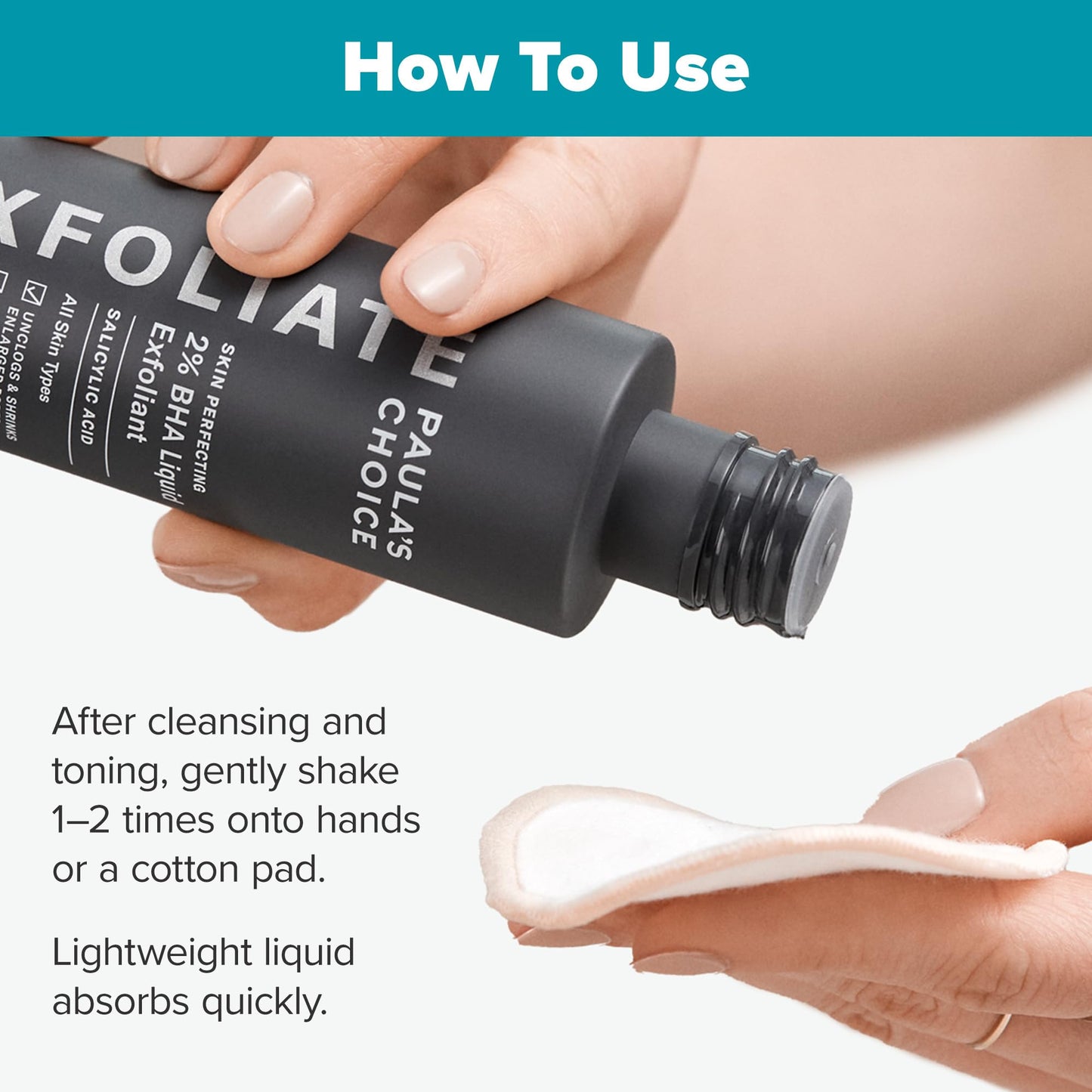 Paula's Choice SKIN PERFECTING 2% BHA Liquid Salicylic Acid Exfoliant - Blackheads & Pores, 4oz