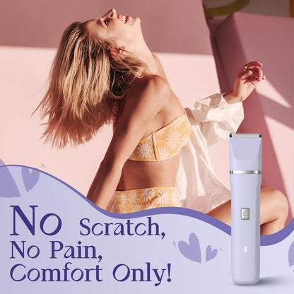 Risina Bikini Trimmer & Electric Razor for Women - Painless, IPX7 Waterproof Body & Facial Shaver