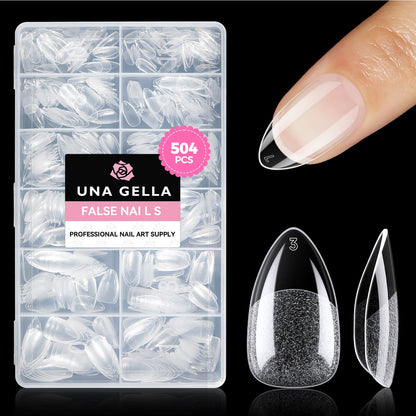 UNA GELLA Solid Gel Nail Glue (40ml) - Strong, Soak-Off Glue for Acrylic, Press-On & Gelly Tips - Lamp Curing Needed