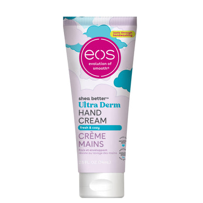 eos Shea Better Hand Cream - Vanilla Cashmere Hand Lotion | 24-Hour Hydration, Non-Greasy & Vegan (2.5 oz)