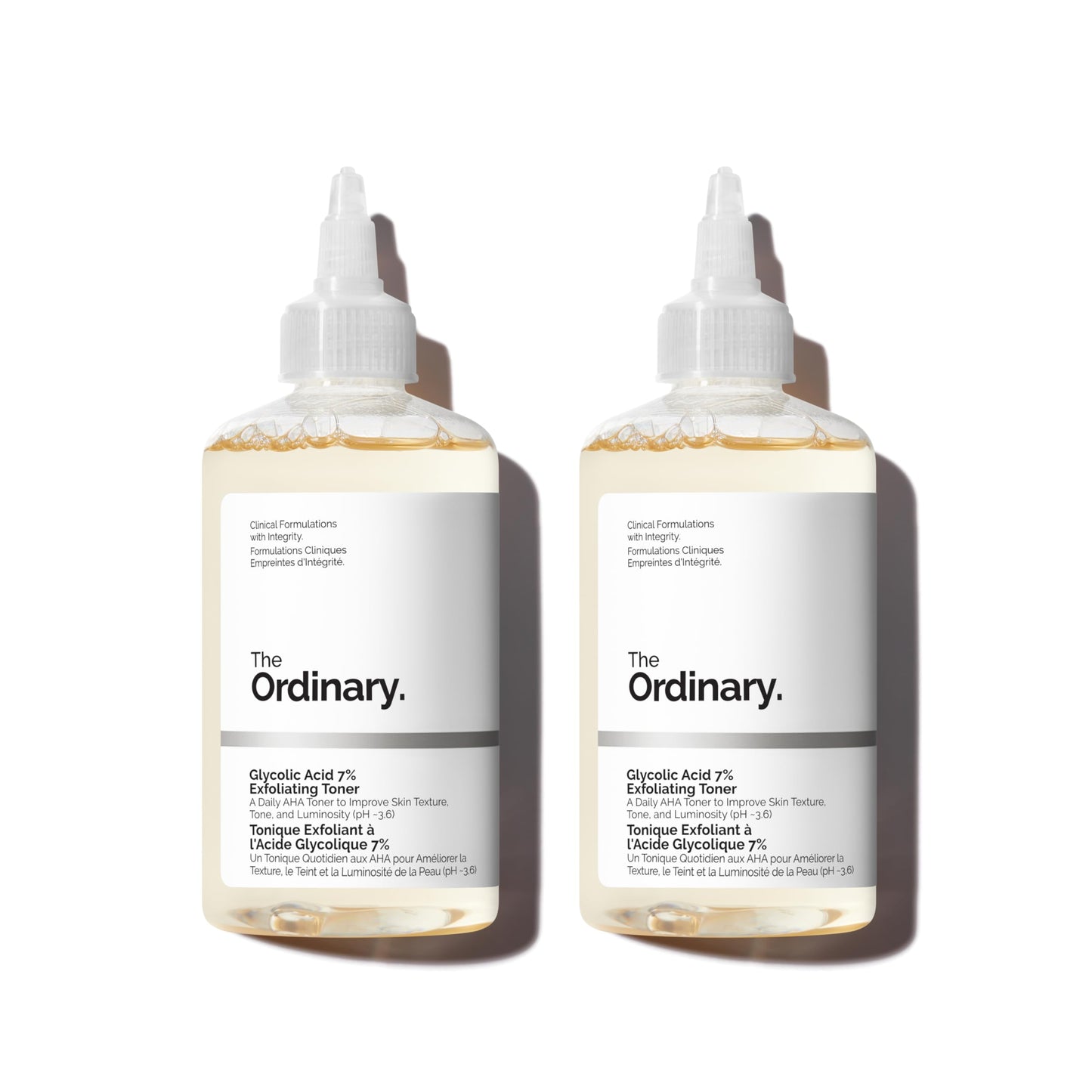 The Ordinary Glycolic Acid 7% Exfoliating Toner - Brightens & Smoothes Skin Tone, 3.4 Fl Oz