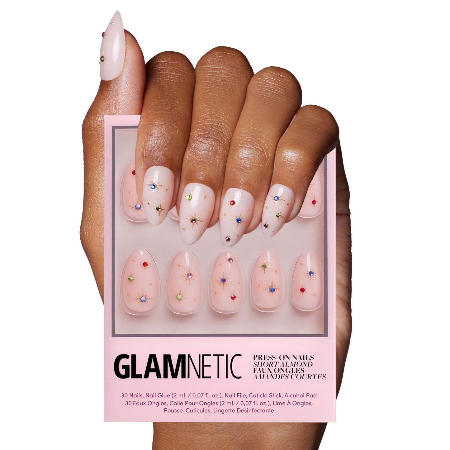 Glamnetic Fall Mauve Press On Nails | Short Oval Salon Quality