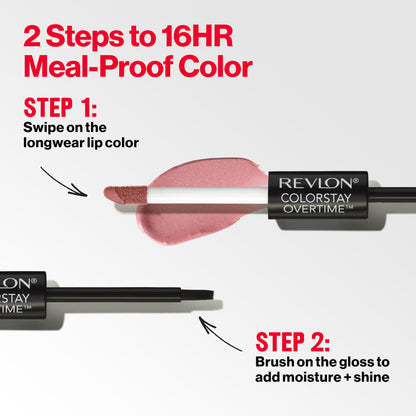 Revlon ColorStay Overtime Liquid Lipstick | 16 Hr Wear & Gloss