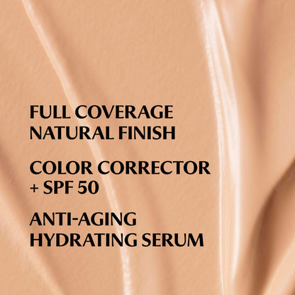 IT Cosmetics CC+ Cream SPF 50+ | Full Coverage Foundation & Serum |Anti-Aging Hydrating Serum & Color Corrector