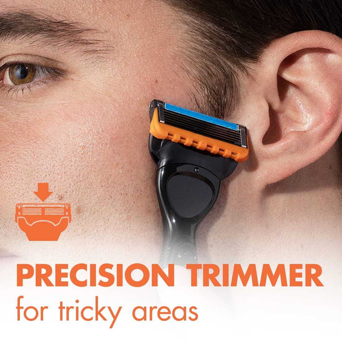 Gillette Fusion5 Power Razor Blades (8-Pack) | 5-Blade Refills