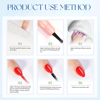 Burgundy 15ML Soak Off Gel Nail Polish - Sheer Finish, 28-Day Wear