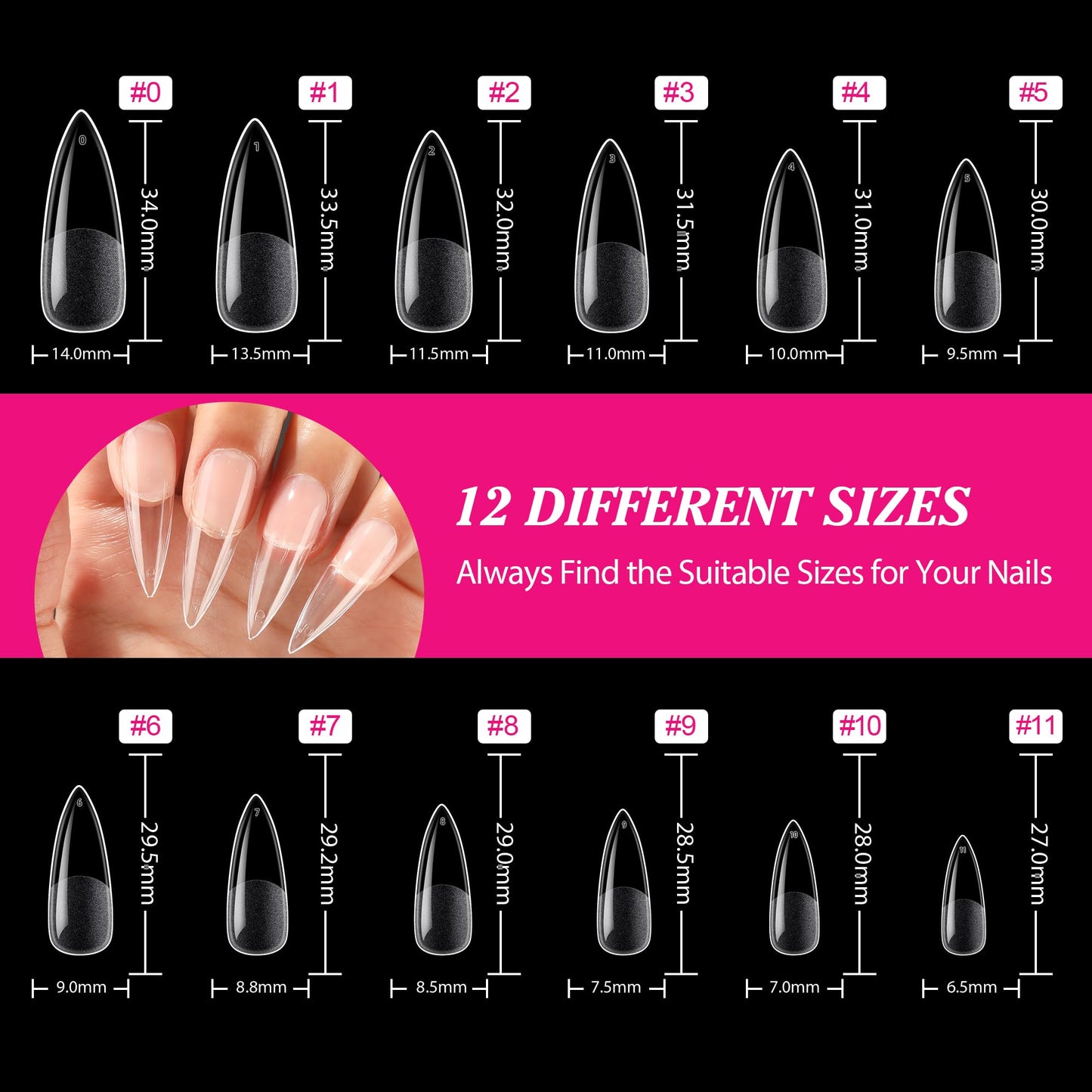 UNA GELLA Solid Gel Nail Glue (40ml) - Strong, Soak-Off Glue for Acrylic, Press-On & Gelly Tips - Lamp Curing Needed