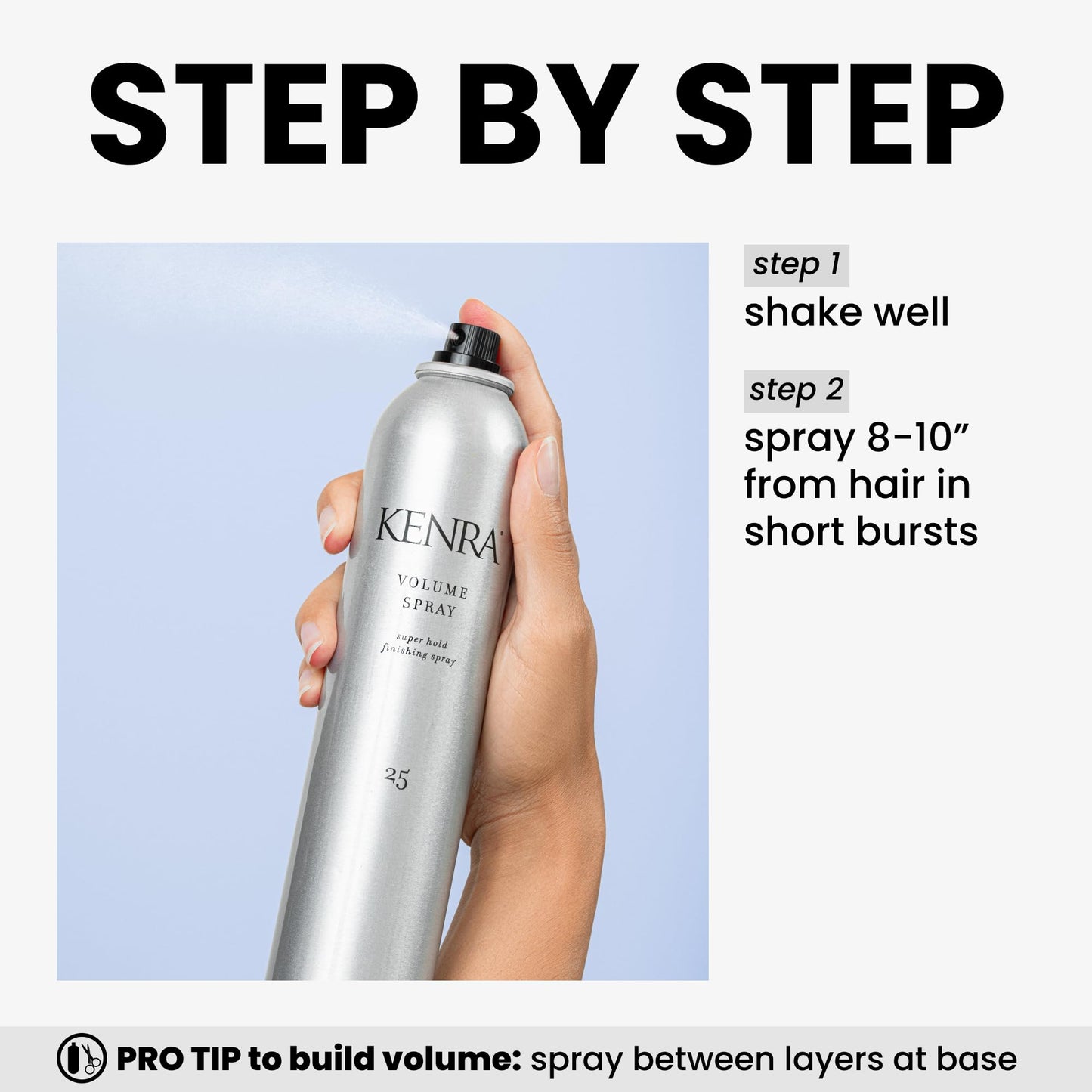 Kenra Volume Spray 25: Super Hold Hairspray, Humidity & Wind Resist
