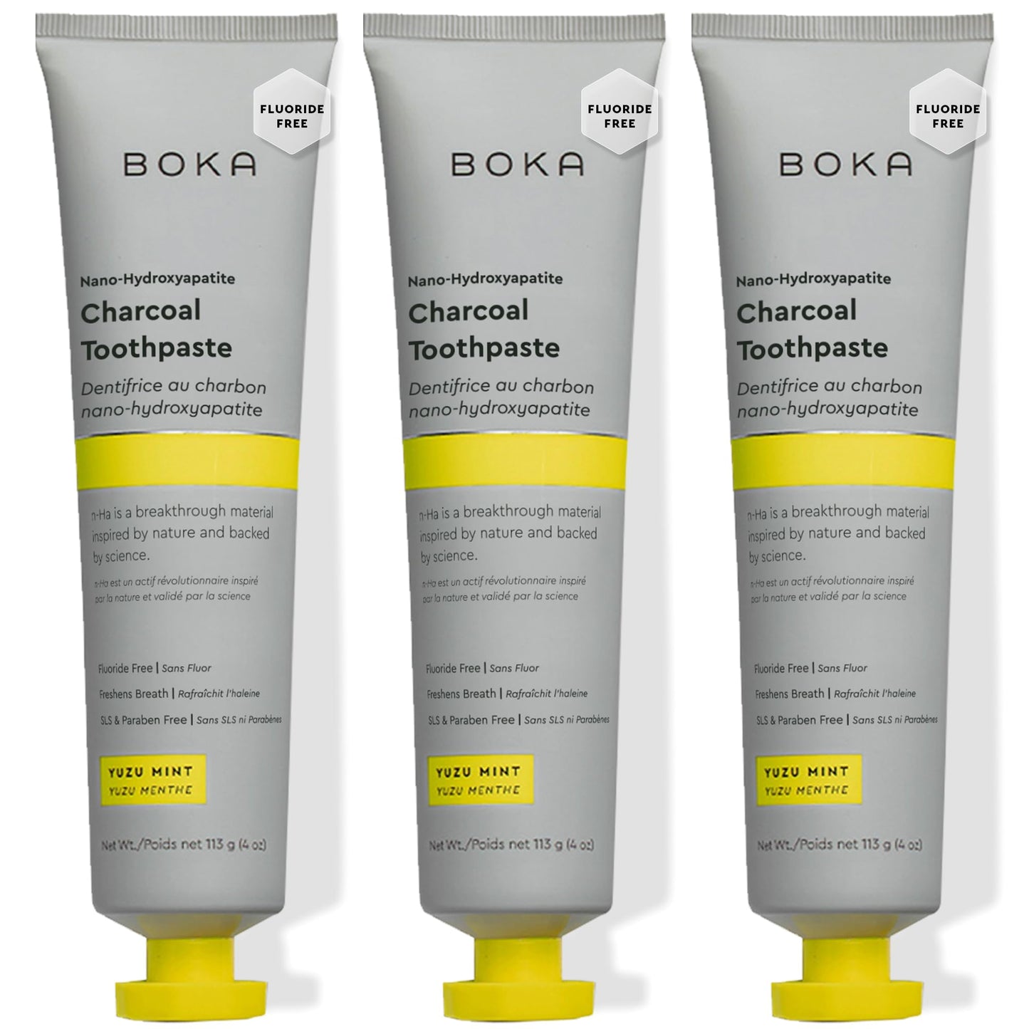 Boka Fluoride-Free Toothpaste with Nano Hydroxyapatite (n-Ha) - Sensitive Teeth, Ela Mint