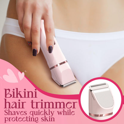 Risina Bikini Trimmer & Electric Razor for Women - Painless, IPX7 Waterproof Body & Facial Shaver