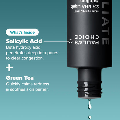 Paula's Choice SKIN PERFECTING 2% BHA Liquid Salicylic Acid Exfoliant - Blackheads & Pores, 4oz