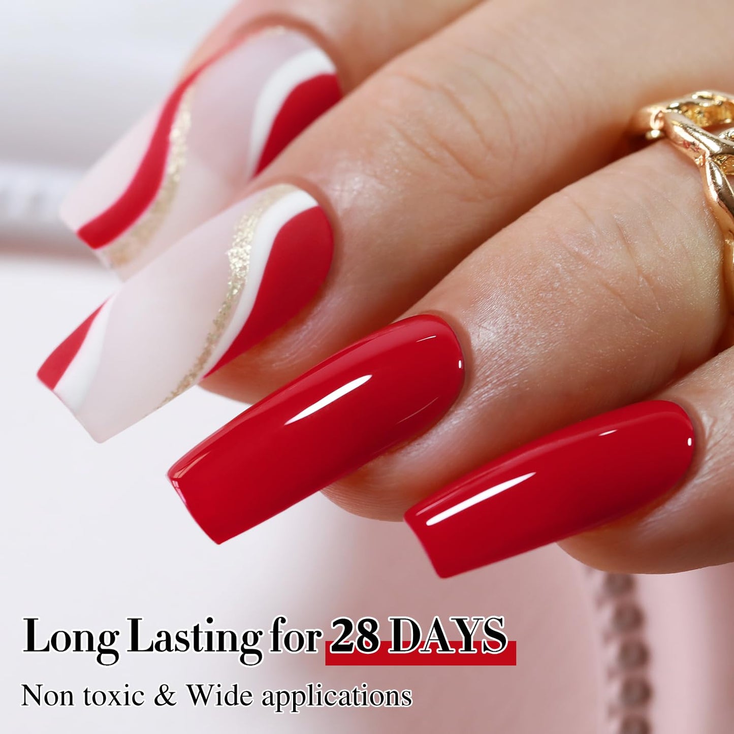 Burgundy 15ML Soak Off Gel Nail Polish - Sheer Finish, 28-Day Wear