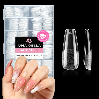 UNA GELLA Solid Gel Nail Glue (40ml) - Strong, Soak-Off Glue for Acrylic, Press-On & Gelly Tips - Lamp Curing Needed