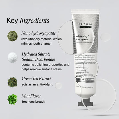 Boka Fluoride-Free Toothpaste with Nano Hydroxyapatite (n-Ha) - Sensitive Teeth, Ela Mint