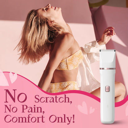 Risina Bikini Trimmer & Electric Razor for Women - Painless, IPX7 Waterproof Body & Facial Shaver