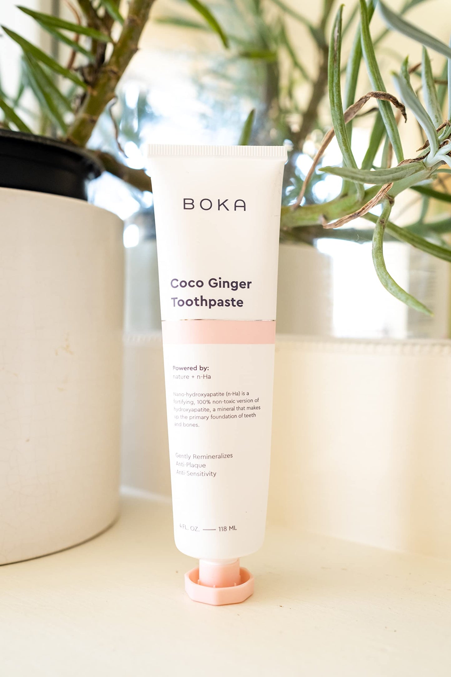 Boka Fluoride-Free Toothpaste with Nano Hydroxyapatite (n-Ha) - Sensitive Teeth, Ela Mint