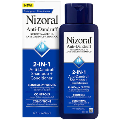Nizoral Anti-Dandruff Shampoo - 1% Ketoconazole - Clinically Proven Relief for Flaking, Scaling & Itching (7 Fl Oz)