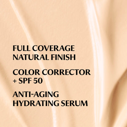 IT Cosmetics CC+ Cream SPF 50+ | Full Coverage Foundation & Serum |Anti-Aging Hydrating Serum & Color Corrector