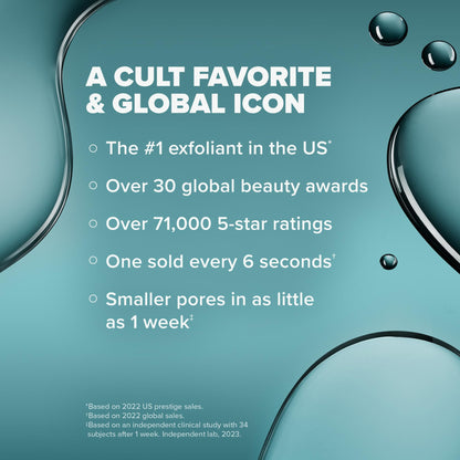 Paula's Choice SKIN PERFECTING 2% BHA Liquid Salicylic Acid Exfoliant - Blackheads & Pores, 4oz