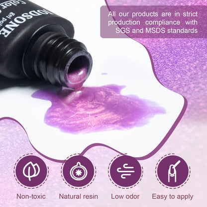 JODSONE 36 Pcs Gel Polish Kit: 32 Colors, Base & Top Coats | Gift Set