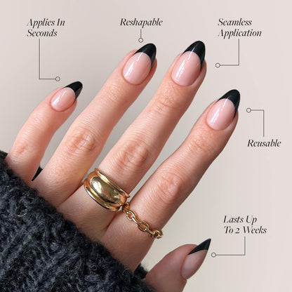 Glamnetic Fall Mauve Press On Nails | Short Oval Salon Quality