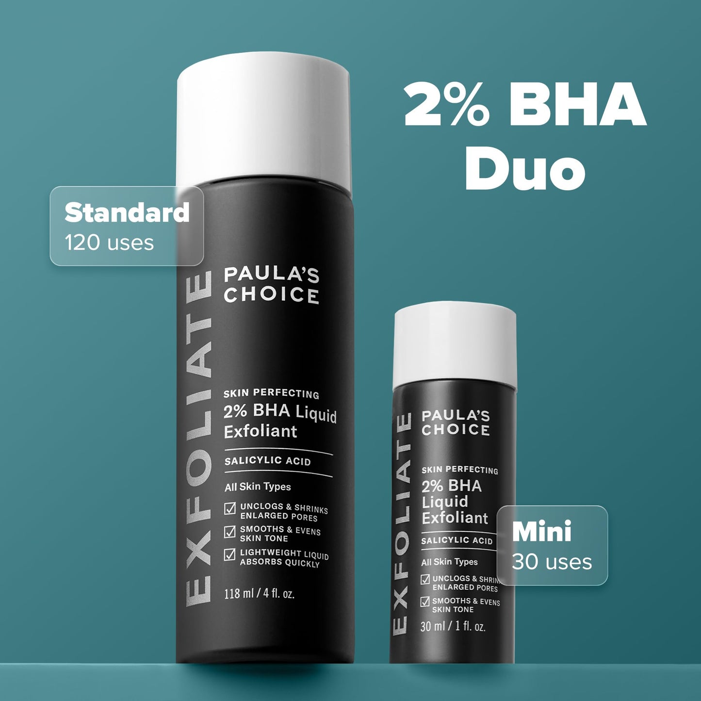 Paula's Choice SKIN PERFECTING 2% BHA Liquid Salicylic Acid Exfoliant - Blackheads & Pores, 4oz