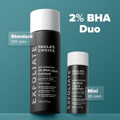 Paula's Choice SKIN PERFECTING 2% BHA Liquid Salicylic Acid Exfoliant - Blackheads & Pores, 4oz