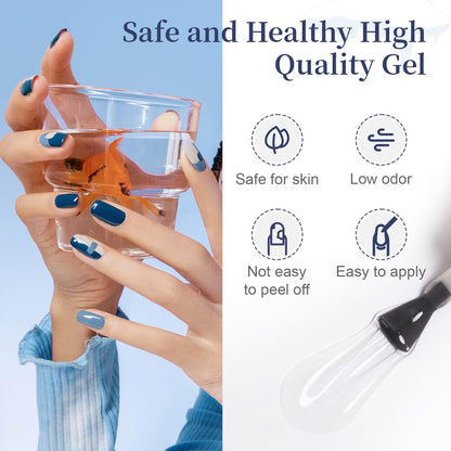 JODSONE 36 Pcs Gel Polish Kit: 32 Colors, Base & Top Coats | Gift Set