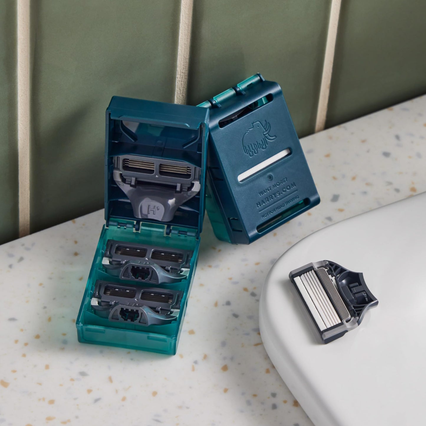 Harry's Original 5-Blade Razor Blade Refills for Men - German Engineered (10 Count)