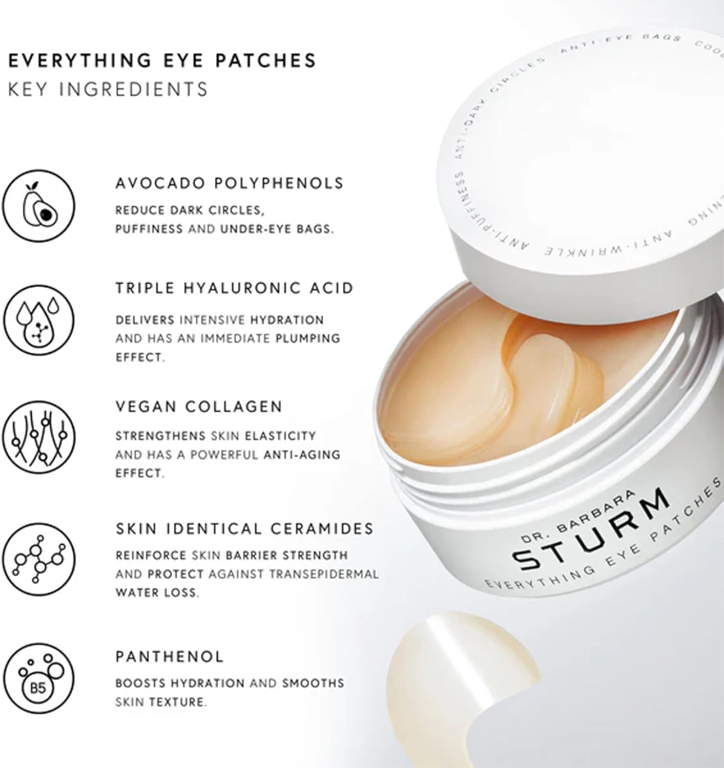 Everything Eye Patches – 60 Count Hydrating, Depuffing & Brightening Under-Eye Treatment