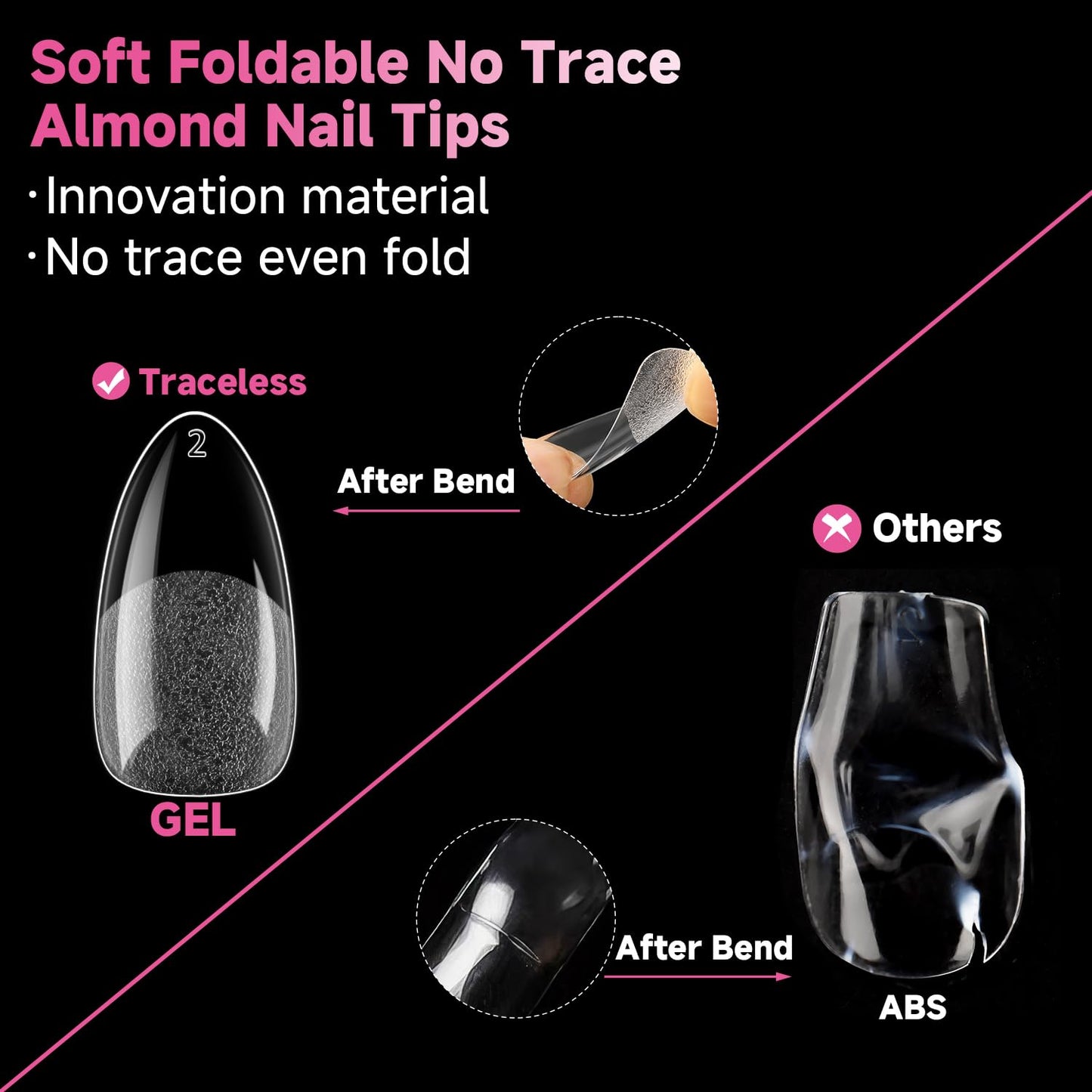 UNA GELLA Solid Gel Nail Glue (40ml) - Strong, Soak-Off Glue for Acrylic, Press-On & Gelly Tips - Lamp Curing Needed