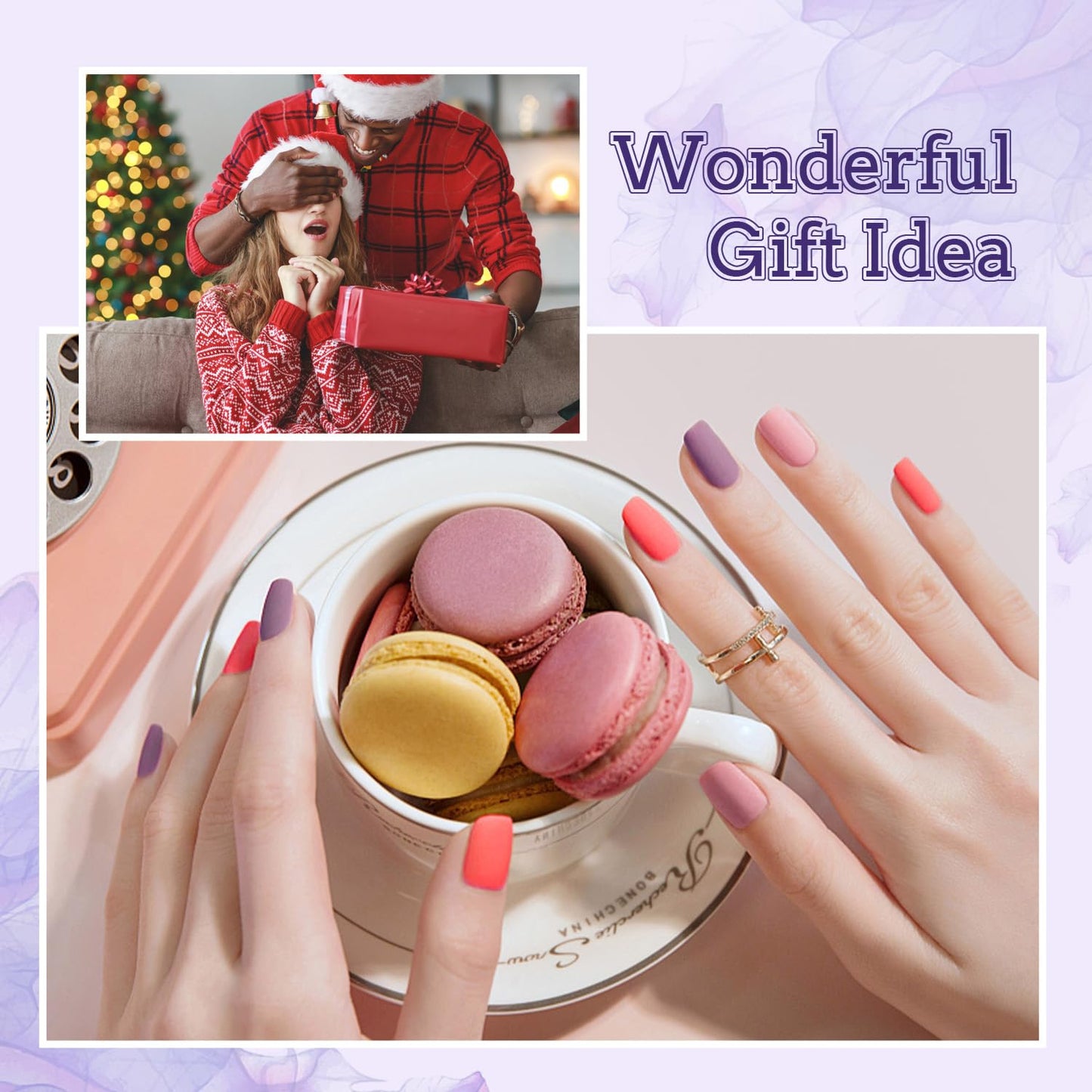 JODSONE 32 Color Gel Nail Kit w/ UV Light & 3 Top Coats | Gift Set