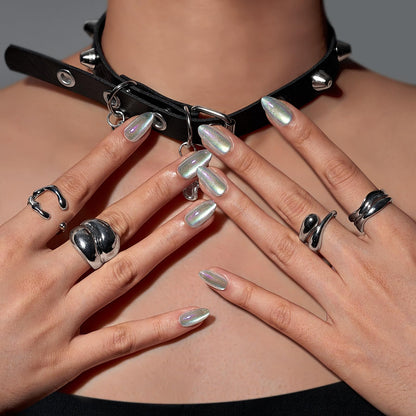 BTArtbox Soft Gel Press On Nails: Short Square Ombre | Vanilla Cream