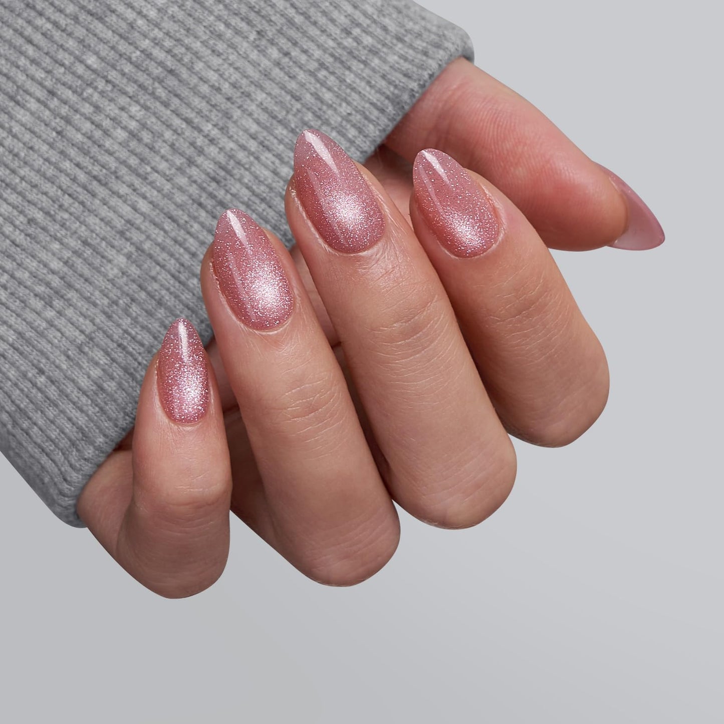 BTArtbox Soft Gel Press On Nails: Short Square Ombre | Vanilla Cream