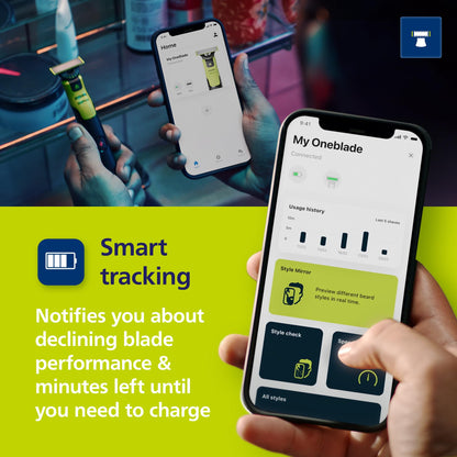 Philips Norelco OneBlade 360 Hybrid Electric Trimmer & Shaver with 5-in-1 Adjustable Comb